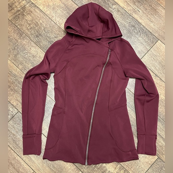 Lululemon Garnet Red Burgundy Every Journey Hoodie *Spacer 8 Jacket Sweater - Picture 4 of 7